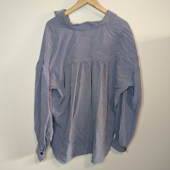 We The Free Love Until Tomorrow Oversized Pullover Top with High Low Hem - Picture 5 of 9